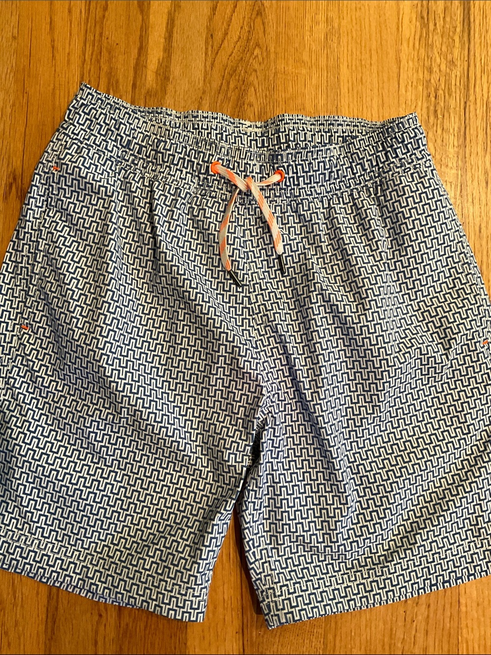 J.Crew Crewcuts - Swim Trunks - Boys’ - Blue/White - Size 12 - Swimwear